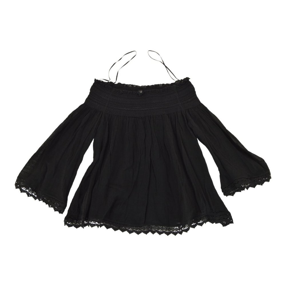 Zara‎ **Trafaluc Collection** Off Shoulder Black Top Size XS